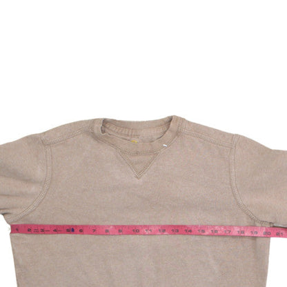 Carhartt Womens Beige Pullover Sweatshirt XS Cotton Blend Casual