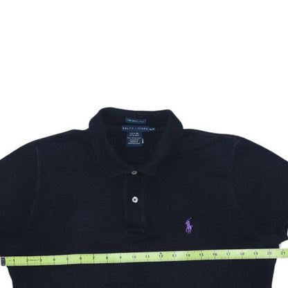 Ralph Lauren Men's Black Slim Fit Polo Shirt Size M