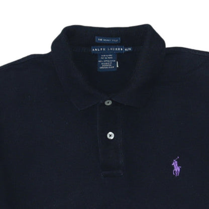 Ralph Lauren Men's Black Slim Fit Polo Shirt Size M