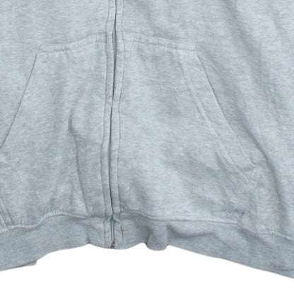 Kappa Men's Grey XL Full Zip Hoodie Sweatshirt Athletic Style