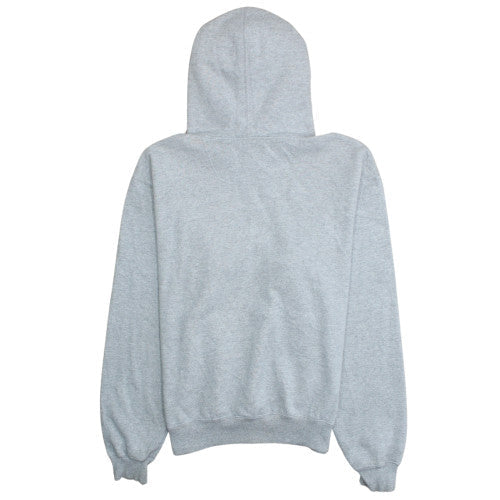 Champion Men's Grey Pullover Hoodie Medium Graphic Sportswear