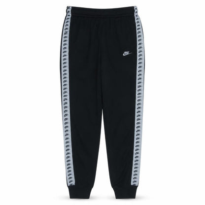 Nike Men's Black Jogger Sweatpants M Elastic Waist Logo Tape