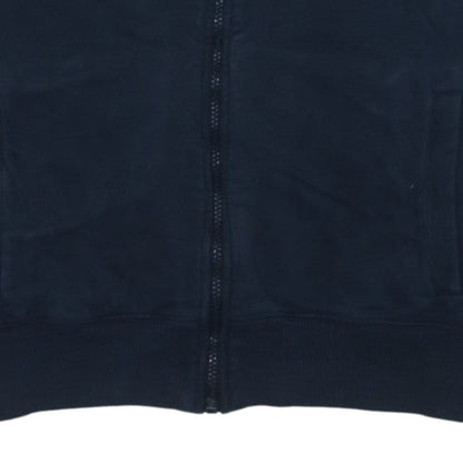 Barbour for Land Rover Men's Blue M Track Jacket Full Zip Rugby Style