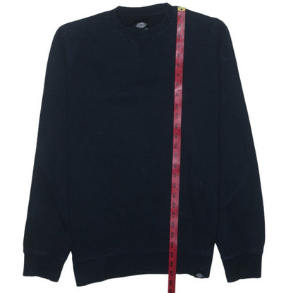 Dickies Men's Black Medium Crew Neck Cotton Sweatshirt