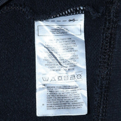 Adidas Womens Black 14 Pullover Hoodie with Logo Print