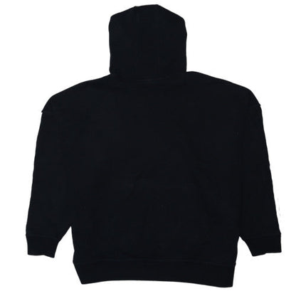 Adidas Womens Black Size 14 Pullover Hoodie with Stripe Detail