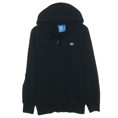 Adidas Men's Black Full Zip Hoodie Size M Regular Fit Sportswear