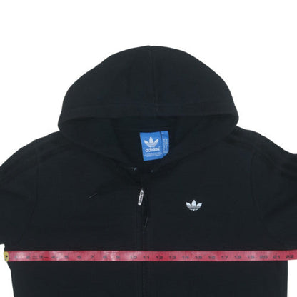 Adidas Men's Black Full Zip Hoodie Size M Regular Fit Sportswear