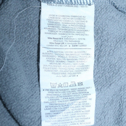Nike Women’s Grey Air Logo Pullover Sweatshirt M Cotton Blend