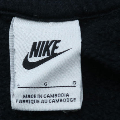 Nike Men's Black Pullover Hoodie L Fleece Sportswear