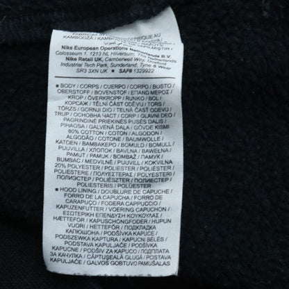 Nike Men's Black Pullover Hoodie L Fleece Sportswear