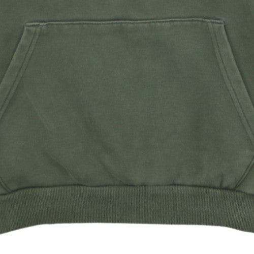 Puma Men’s Green Pullover Hoodie L Fleece Logo Sportswear