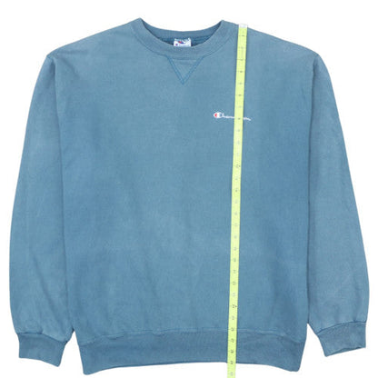 Champion Men’s Blue XXL Crew Neck Pullover Sweatshirt