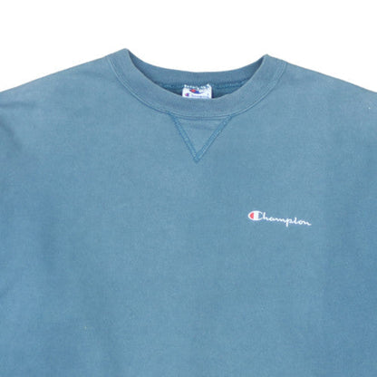 Champion Men’s Blue XXL Crew Neck Pullover Sweatshirt