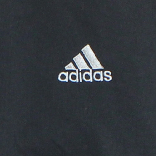 Adidas Men's Black Crew Neck Sweatshirt Size L Classic Pullover
