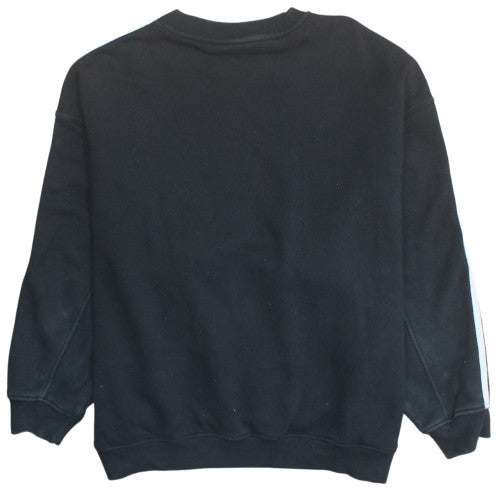 Adidas Womens Black Size 14 Crew Neck Pullover Sweatshirt