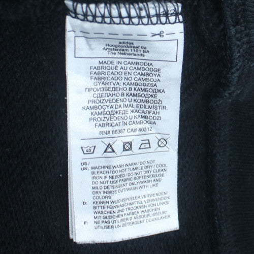 Adidas Womens Black Size 14 Crew Neck Pullover Sweatshirt