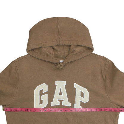 GAP Womens Brown Pullover Hoodie Large Cotton Blend Casual