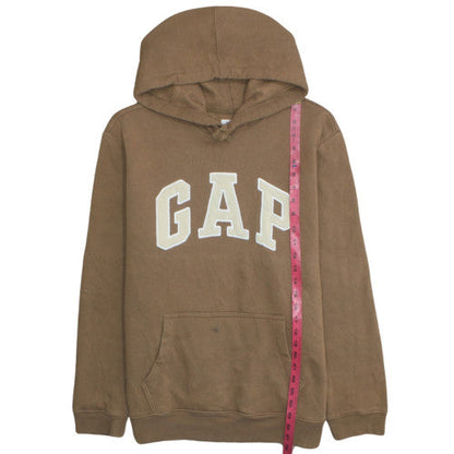 GAP Womens Brown Pullover Hoodie Large Cotton Blend Casual