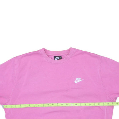 Nike Women's Pink Crew Neck Pullover Sweatshirt Size M