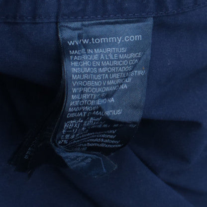 Tommy Jeans Men's Blue Slim Fit Long Sleeve Button-Up Shirt Size S