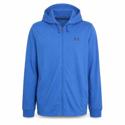 Under Armour Men's Blue Full Zip Hoodie Size L Relaxed Fit