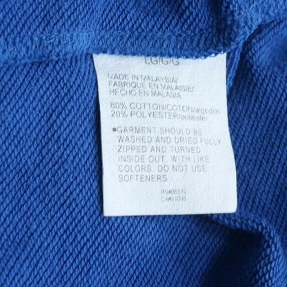 Under Armour Men's Blue Full Zip Hoodie Size L Relaxed Fit