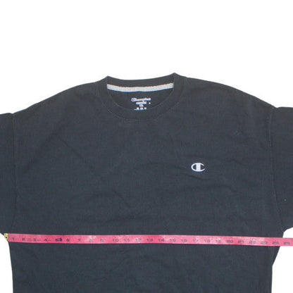 Champion Men's Black 2XL Crew Neck Classic Cotton T-Shirt