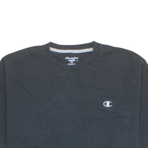 Champion Men's Black 2XL Crew Neck Classic Cotton T-Shirt