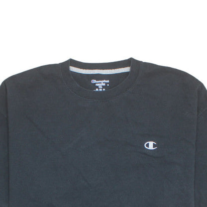 Champion Men's Black 2XL Crew Neck Classic Cotton T-Shirt