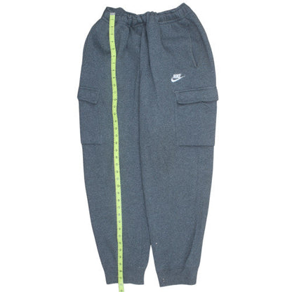 Nike Men Grey L Cargo Jogger Sweatpants Cotton Blend