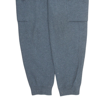 Nike Men Grey L Cargo Jogger Sweatpants Cotton Blend