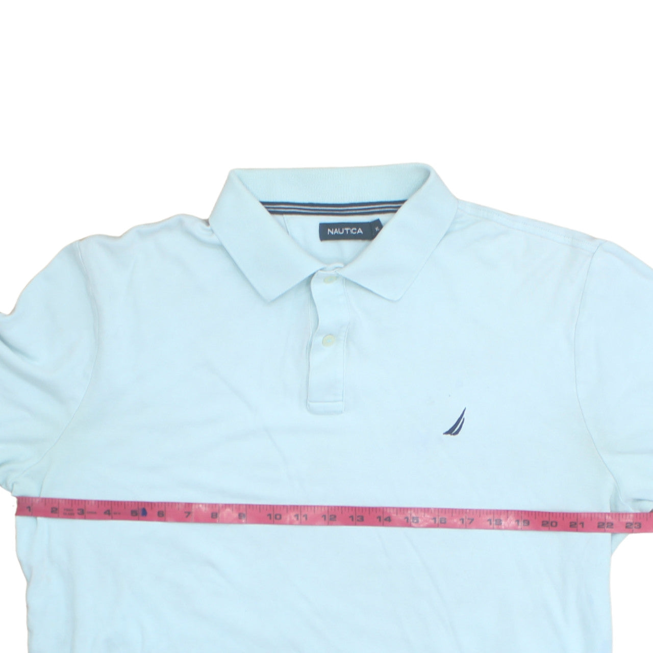 Nautica Men's Blue XL Cotton Short Sleeve Polo Shirt