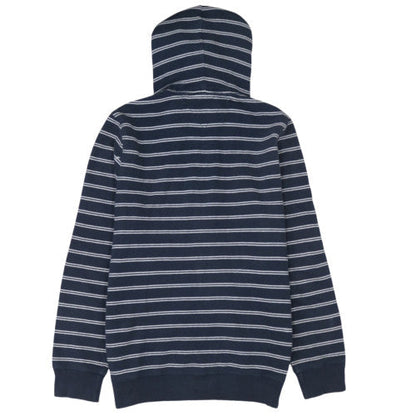 Tommy Hilfiger Denim Men's Blue Striped Full Zip Hoodie Size M