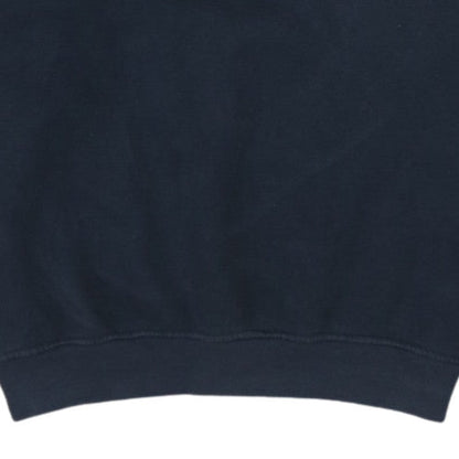 Adidas Men's Blue Logo Pullover Sweatshirt Size M Crew Neck Fleece