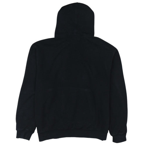 Calvin Klein Mens Black Pullover Hoodie L Fleece Logo Sweatshirt