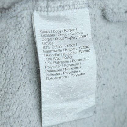 Lacoste Sport Womens Grey Pullover Sweatshirt Size M Cotton Blend Logo Classic Fit