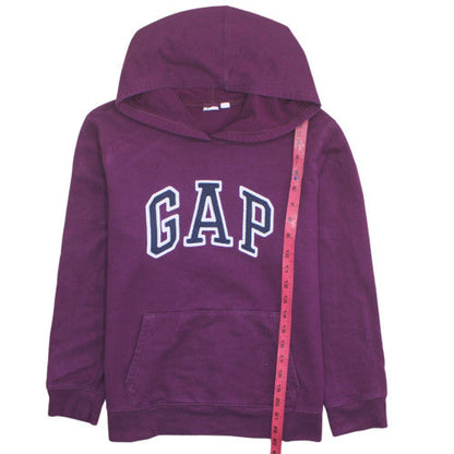 GAP Womens Purple Pullover Hoodie Large Cotton Blend Casual