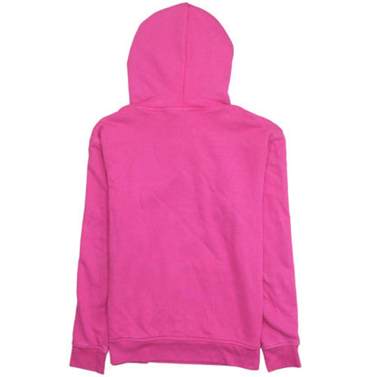 Adidas Womens Pink Pullover Hoodie Size 8 Lined Casual Sweatshirt