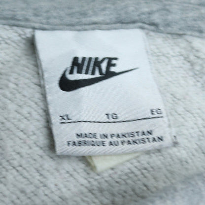 Nike Men's Grey XL Full Zip Fleece Hoodie Sweatshirt