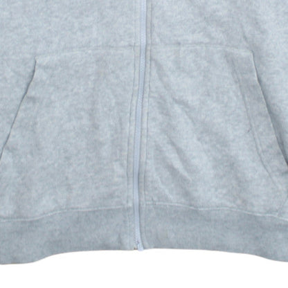 Nike Men's Grey XL Full Zip Fleece Hoodie Sweatshirt