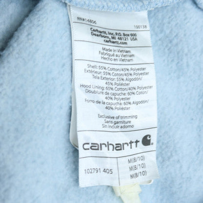 Carhartt Men's Light Blue Relaxed Fit Pullover Hoodie Size M