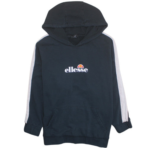 Ellesse Womens Black Hoodie Size 26 Pullover Hooded Sweatshirt