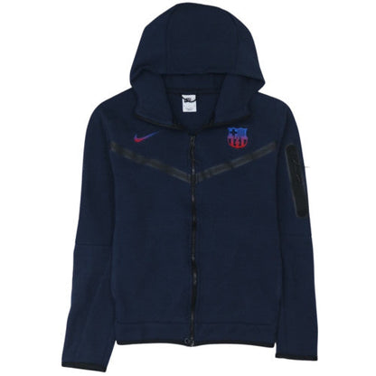 Nike Men's Blue Full Zip Hoodie M Barcelona Sportswear