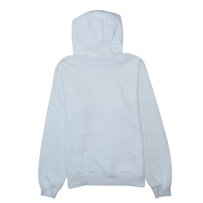 Nike Women’s White Pullover Hoodie Medium Cotton Blend Logo Sweatshirt