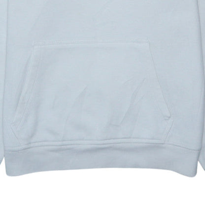 Nike Women’s White Pullover Hoodie Medium Cotton Blend Logo Sweatshirt
