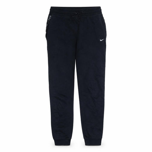 Nike Women's Black Jogger Trousers S Cotton Blend Logo Sportswear