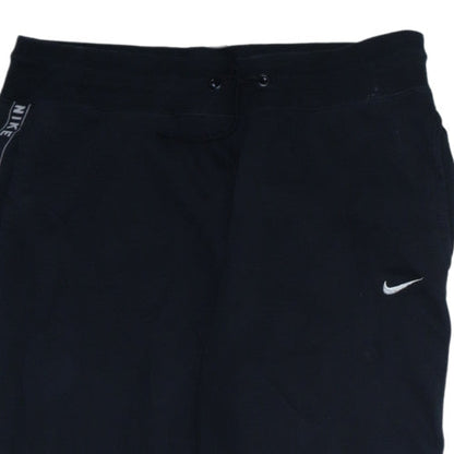 Nike Women's Black Jogger Trousers S Cotton Blend Logo Sportswear