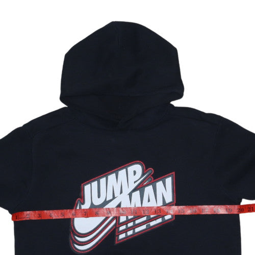 Jordan Boys Black XL 13-15 Years Pullover Hoodie with Jumpman Logo