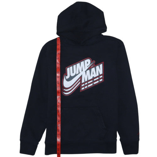 Jordan Boys Black XL 13-15 Years Pullover Hoodie with Jumpman Logo